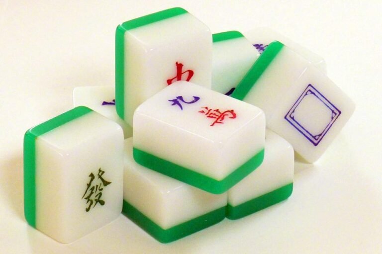 mahjong tile size