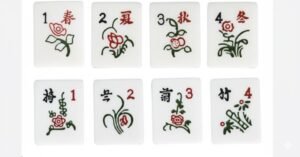 mahjong flower tiles