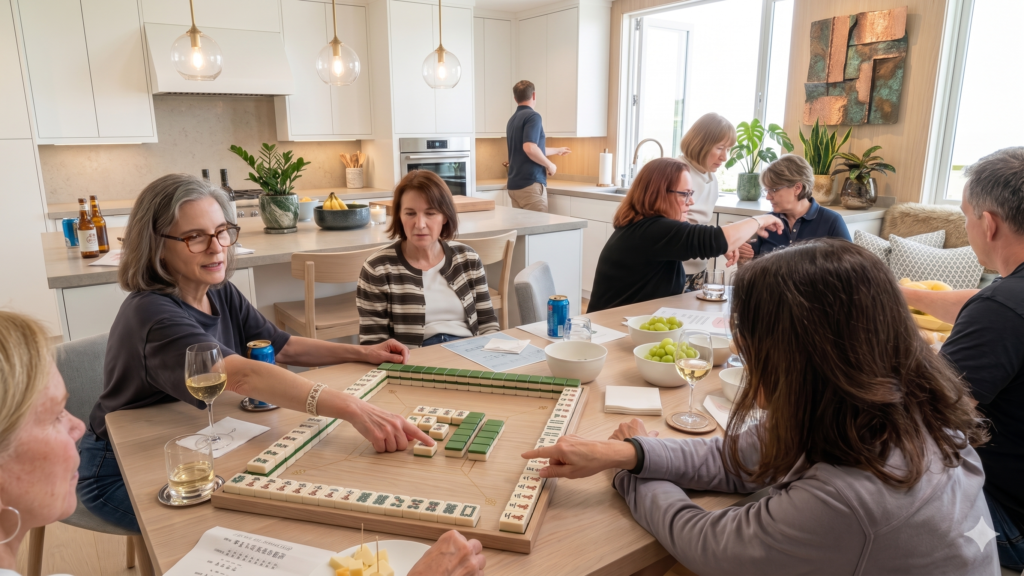 mahjong gathering in Palo Alto in March 2026