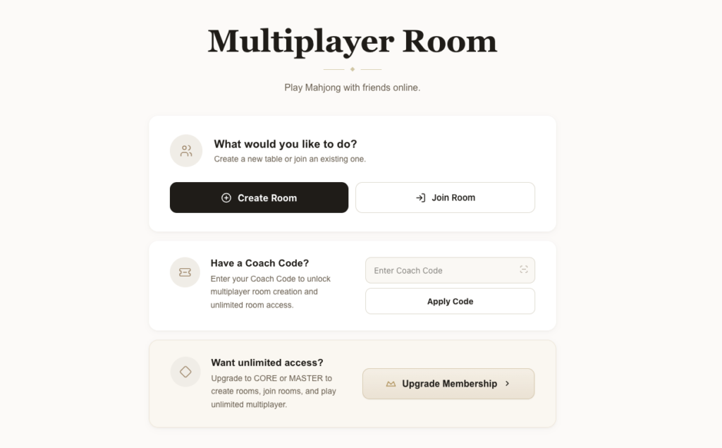 HeyMahjong Multiplayer beta