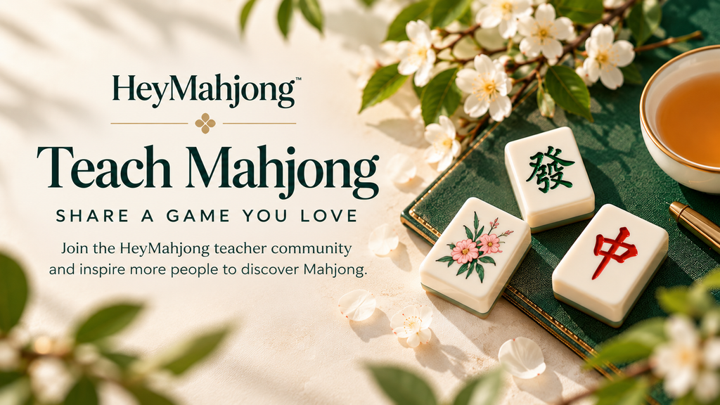 Teach Mahjong with HeyMahjong — instructor leading a Bay Area Mahjong class